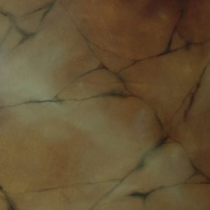 Faux yellow Sienna marble detail